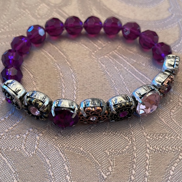 🆕 NIB AVON Mix & Stack Beaded Stretch Bracelet - Picture 2 of 3